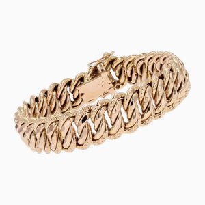 French 18 Karat Rose Gold Bracelet, 1950s-OLU-2027409