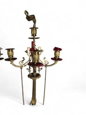 French 19th-Century Greek Candleholders, 1890s, Set of 2-FDW-2039635