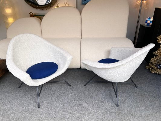 French 58 Armchairs by Dangles & Defrance for Burov, 1950s, Set of 2-FUE-1003662