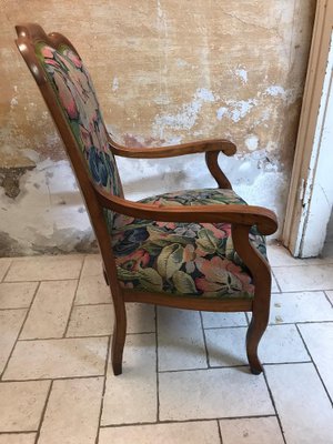 French Armchair in Upholstered Cherrywood, 1850s, Set of 2-ULU-1761181