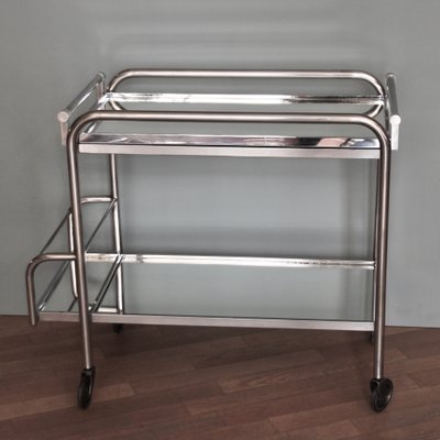 French Art Deco Bar Trolley, Side or Coffee Table by Jacques Adnet, 1930s-SY-1238969