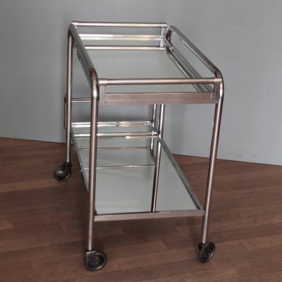 French Art Deco Bar Trolley, Side or Coffee Table by Jacques Adnet, 1930s-SY-1238969