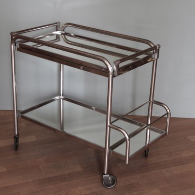 French Art Deco Bar Trolley, Side or Coffee Table by Jacques Adnet, 1930s-SY-1238969