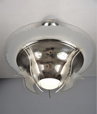 French Art Deco Ceiling Lamp, 1930s-FPY-1294927