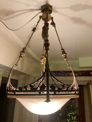 French Art Deco Ceiling Light, 1920s-XHV-824493