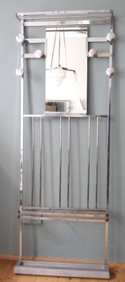 French Art Deco Coat Stand in Chromed Brass, 1930s-SY-1741798