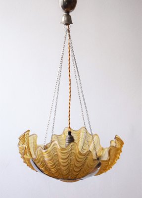 French Art Deco Conchiglie Wall Lamp, 1930s-VA-1179275