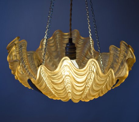 French Art Deco Conchiglie Wall Lamp, 1930s-VA-1179275