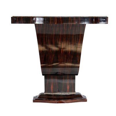 French Art Deco Console Table in Macassar and Two-Tone Inlays, 1930s-CXC-1755068