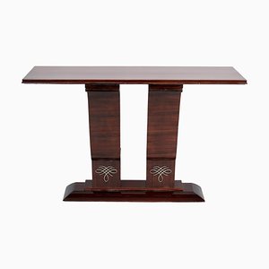 French Art Deco Console Table in Mahogany, 1930s-CXC-1754496