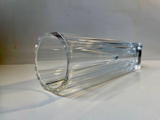 French Art Deco Cut Crystal Vase in the style of Daum, 1930s-LCR-1427220