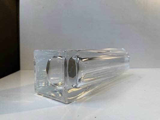 French Art Deco Cut Crystal Vase in the style of Daum, 1930s-LCR-1427220