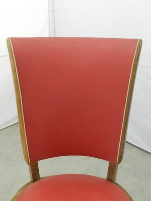 French Art Deco Dining Chairs, 1930s, Set of 4-RIU-589433