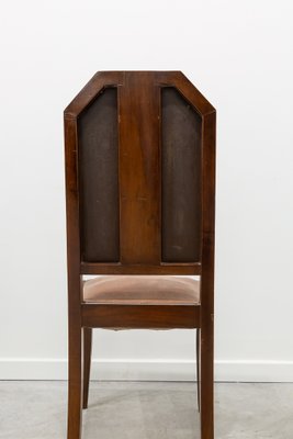 French Art Deco Dining Chairs, 1940s, Set of 4-UJE-666049