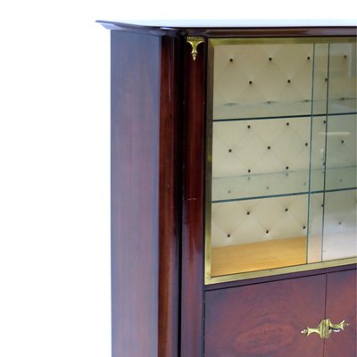 French Art Deco Display Cabinet in Rosewood and Walnut by Jules Leleu, 1930s-UBE-1343828