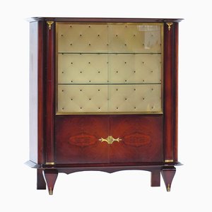 French Art Deco Display Cabinet in Rosewood and Walnut by Jules Leleu, 1930s-UBE-1343828