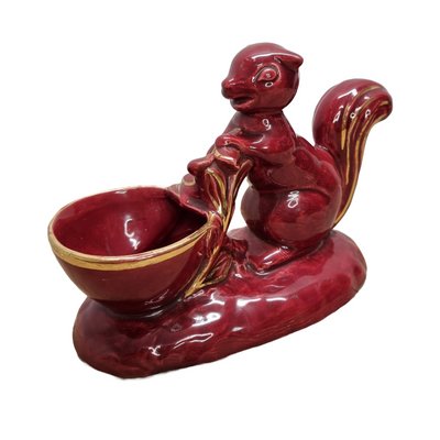 French Art Deco Flower Pot Squirrel, 1930s-VHW-2032220