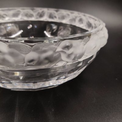 French Art Deco Glass Bowl by René Lalique, 1930s-SAK-1797219