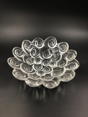 French Art Deco Glass Bowl with Shells and Fossil Motif, 1930s-SAK-1802973