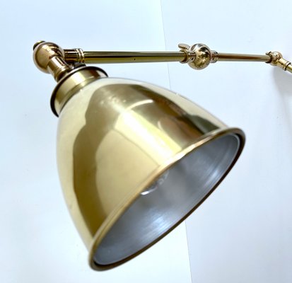 French Art Deco Industrial Wall Light, 1940s-GUT-2034591