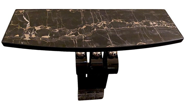 French Art Deco Marble Console, 1930s-CXC-902776