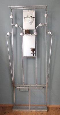 French Art Deco Polished Aluminum Coat Stand, 1940s-SY-1740349