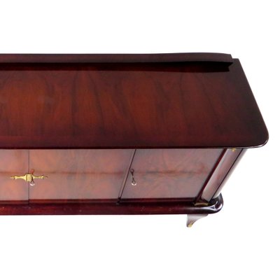 French Art Deco Rosewood and Walnut Sideboard by Jules Leleu, 1930s-UBE-1343826