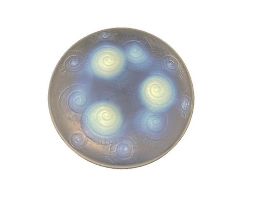 French Art Deco Sabino Opalescent Glass Bowl Plate, 1930s-UCH-1721398