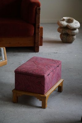 French Art Deco Sculptural Stool with Storage, 1940s-MXF-1742013