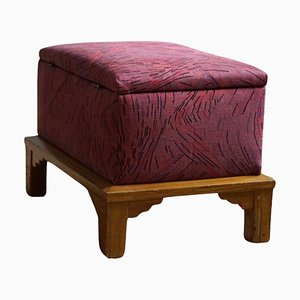 French Art Deco Sculptural Stool with Storage, 1940s-MXF-1742013