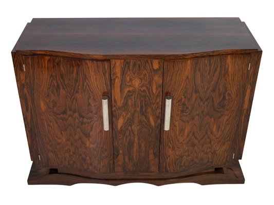 French Art Deco Sideboard in Caucasian Walnut with Sliding Fittings, 1930s-CXC-1752447