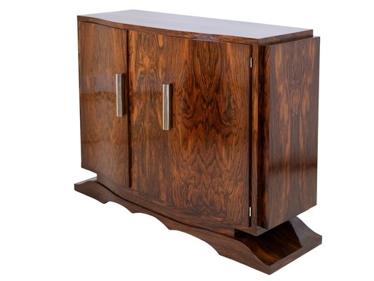 French Art Deco Sideboard in Caucasian Walnut with Sliding Fittings, 1930s-CXC-1752447