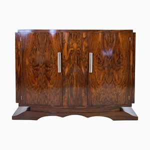 French Art Deco Sideboard in Caucasian Walnut with Sliding Fittings, 1930s-CXC-1752447