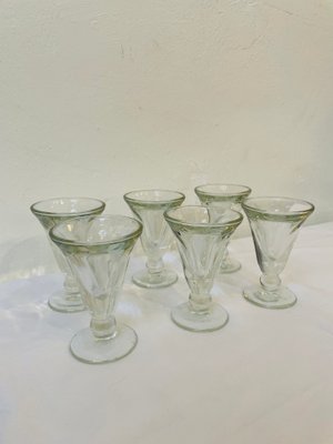 French Art Nouveau Absinthe Glasses, 1920s, Set of 6-RZY-1724150