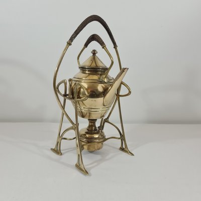 French Art Nouveau Brass Samovar, 1890s-DOA-2041791