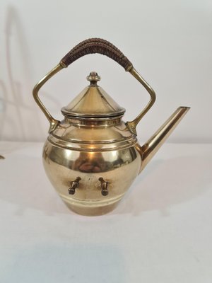 French Art Nouveau Brass Samovar, 1890s-DOA-2041791