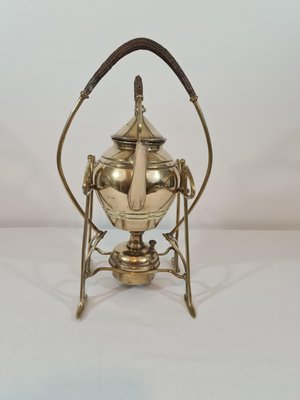 French Art Nouveau Brass Samovar, 1890s-DOA-2041791