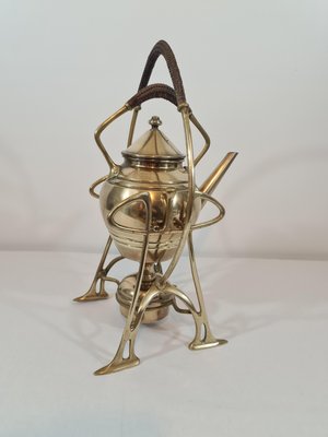 French Art Nouveau Brass Samovar, 1890s-DOA-2041791