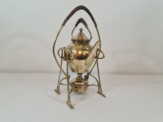 French Art Nouveau Brass Samovar, 1890s-DOA-2041791