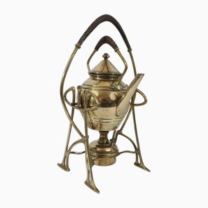 French Art Nouveau Brass Samovar, 1890s-DOA-2041791