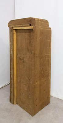 French Art Nouveau Corner Shelves in Oak-RIU-820565