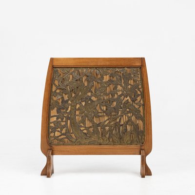 French Art Nouveau Fireplace Screen, 1890s-YSY-2035471