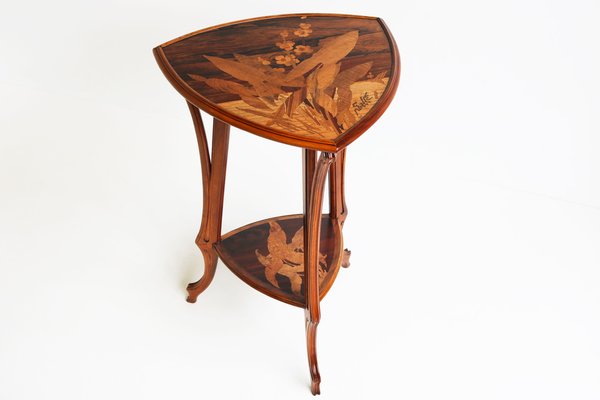 French Art Nouveau Side Table by Emile Gallé, 1905-WIP-1730481