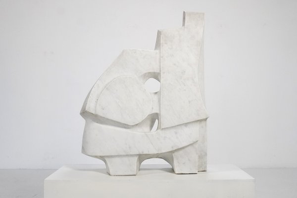 French Artist, Large Abstract Organic Sculpture, 1970s, Marble-TEA-2040258