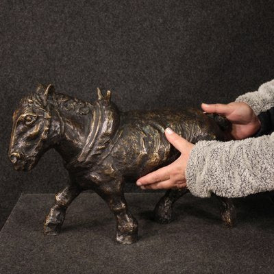 French Artist, Large Donkey Sculpture, 20th Century, Bronze-RP-1773197