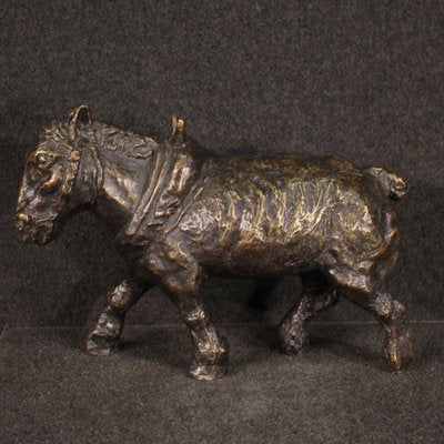 French Artist, Large Donkey Sculpture, 20th Century, Bronze-RP-1773197