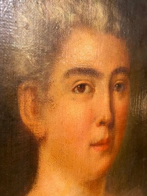 French Artist, Portrait of Noblewoman, 18th Century, Oil on Canvas, Framed-FLW-1402035