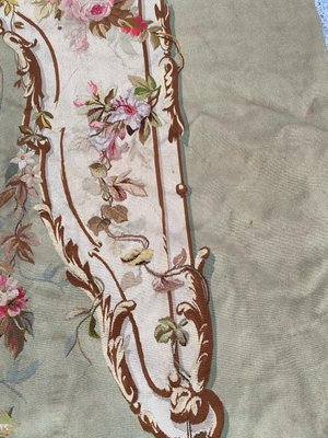 French Aubusson Valance Tapestry-YMM-1157516