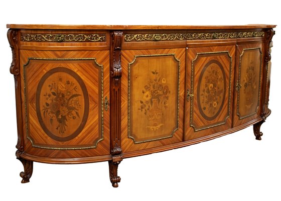 French Baroque Style Five-Door Sideboard, 1980s-IYX-2032374