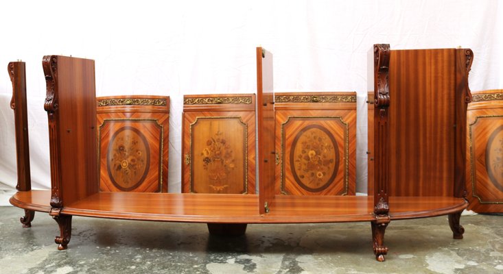 French Baroque Style Five-Door Sideboard, 1980s-IYX-2032374